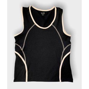 Champion M Top Tank Black White Sport Athletic Gym